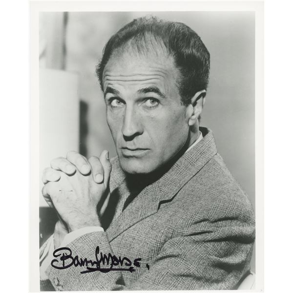 The Fugitive Barry Morse signed photo