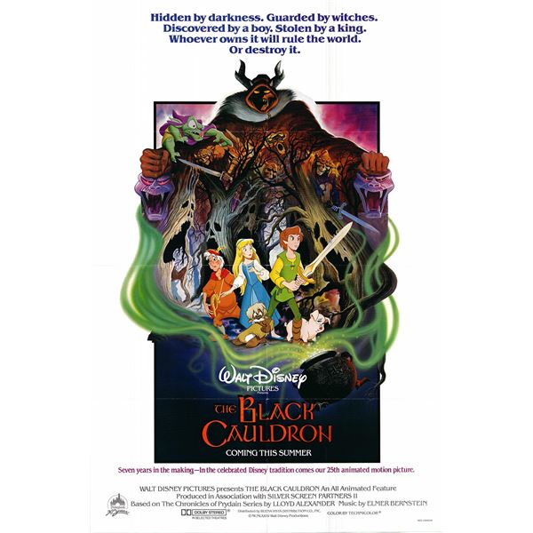 The Black Cauldron 1985 original movie poster