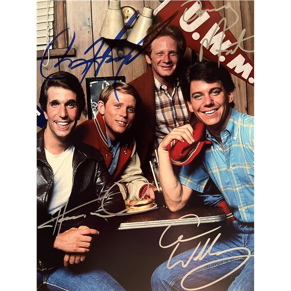 Happy Days cast signed photo