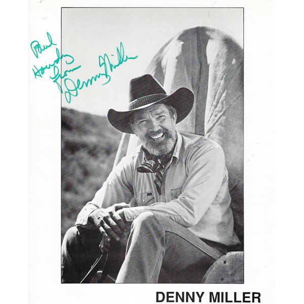 Denny Miller signed photo