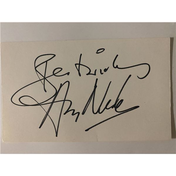 Anthony Newley signature cut