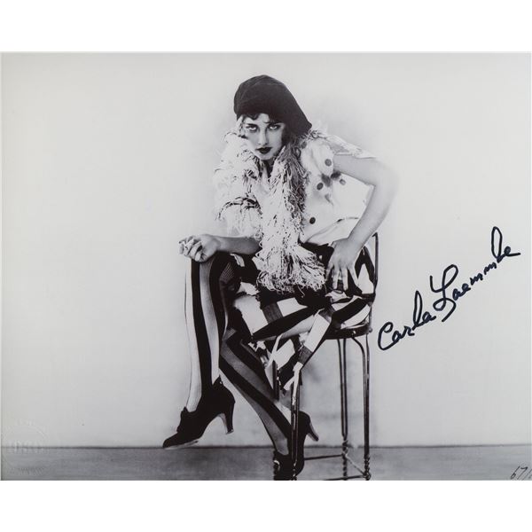 Dracula Carla Laemmle signed photo