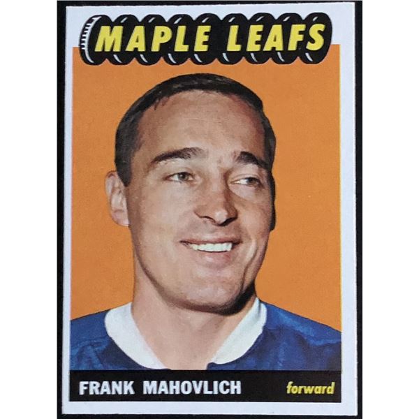 1965-66 O-PEE-CHEE FRANK MAHOVLICH (HOF)