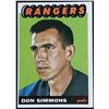 Image 1 : 1965-66 O-PEE-CHEE DON SIMMONS ROOKIE CARD