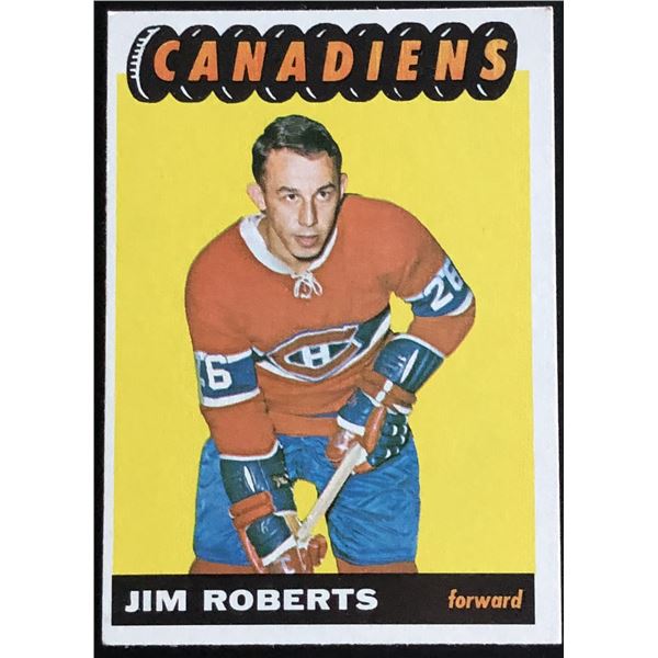 1965-66 O-PEE-CHEE JIM ROBERTS