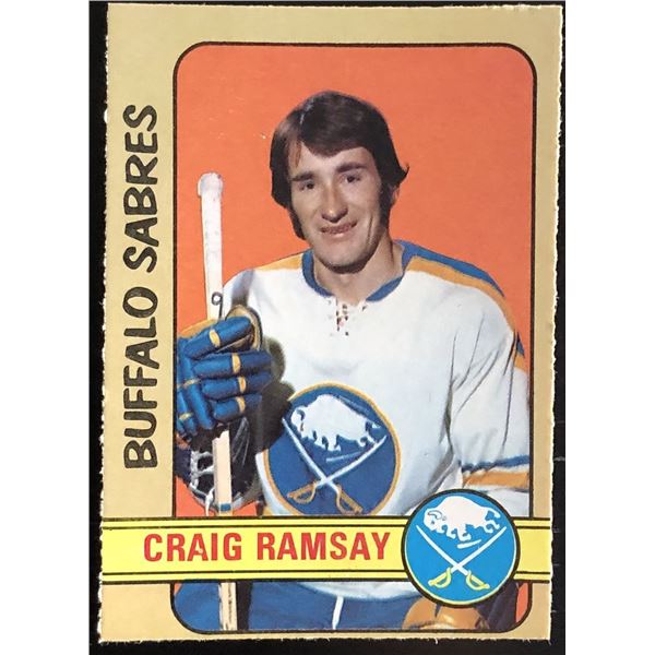 1972-73 O-PEE-CHEE CRAIG RAMSAY ROOKIE CARD
