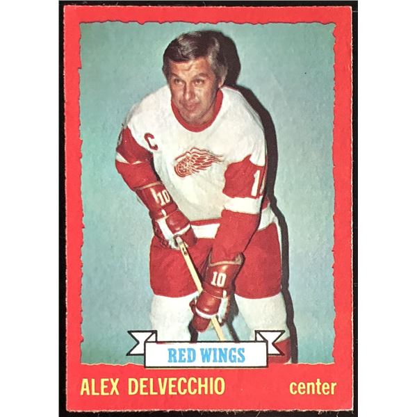 1973-74 TOPPS ALEX DELVECCHIO (HOF)