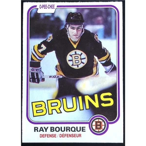 1981-82 O-PEE-CHEE RAY BOURQUE (HOF)