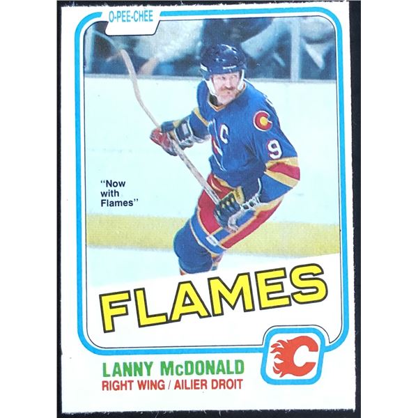 1981-82 O-PEE-CHEE LANNY McDONALD (HOF)
