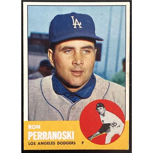1963 TOPPS RON PERRANOSKI