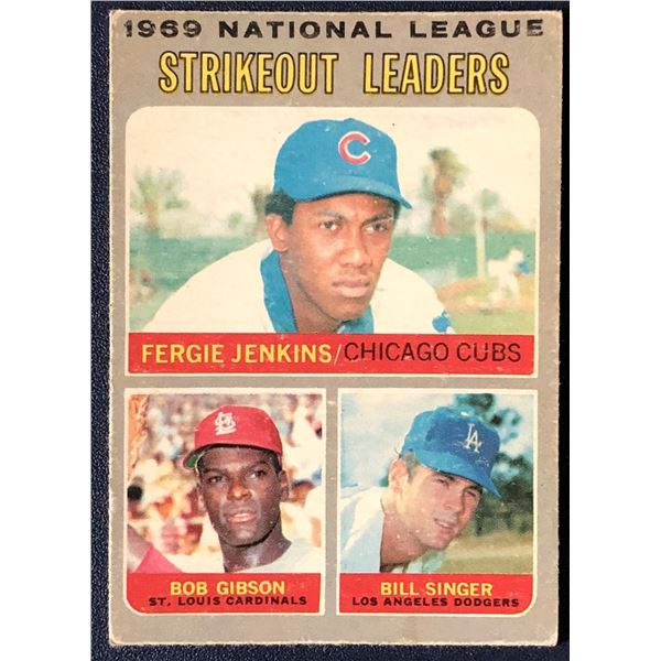 1970 O-PEE-CHEE BOB GIBSON & FERGIE JENKINS (HOF)