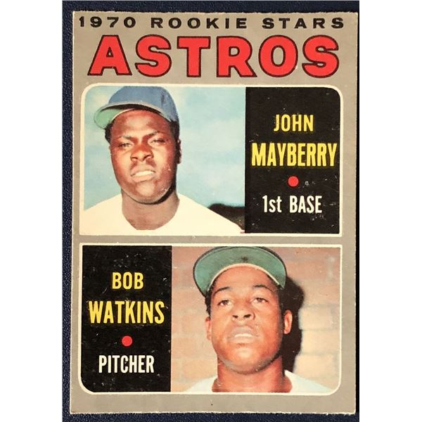1970 O-PEE-CHEE JOHN MAYBERRY ROOKIE CARD