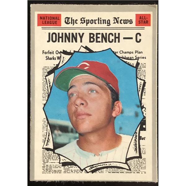 1970 TOPPS JOHNNY BENCH (HOF)