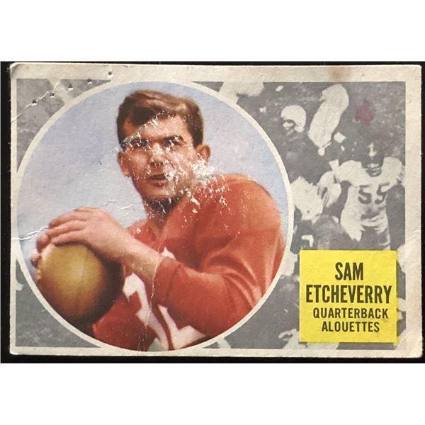 1960 TOPPS SAM ETCHEVERRY (HOF)