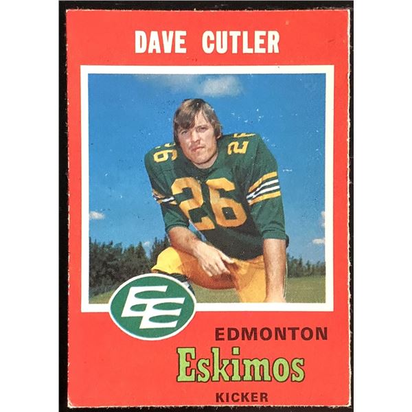 1971 O-PEE-CHEE DAVE CUTLER (HOF)