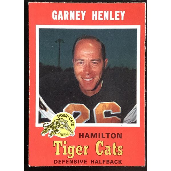 1971 O-PEE-CHEE GARNEY HENLEY (HOF)