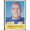 Image 1 : 1964 PHILADELPHIA GUM MERLIN OLSEN (HOF) ROOKIE CARD