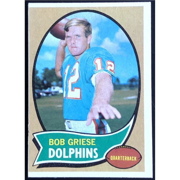 1970 TOPPS NFL BOB GRIESE (HOF)