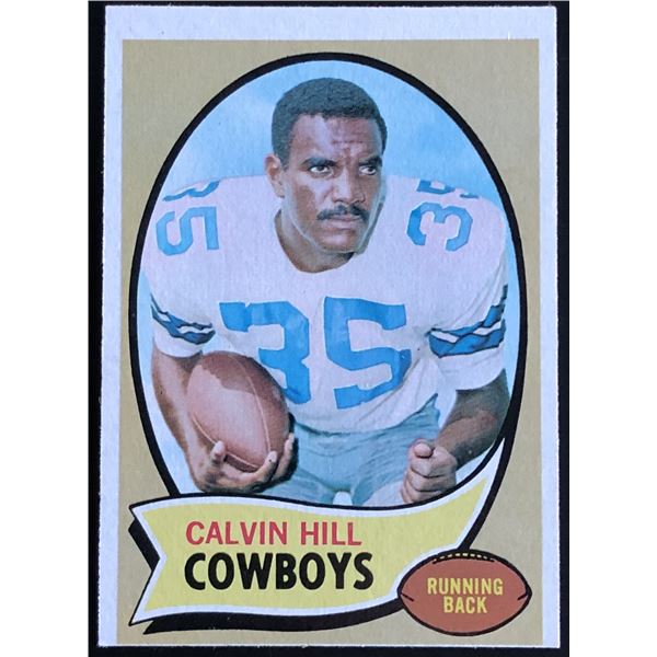 1970 TOPPS NFL CALVIN HILL ROOKIE CARD