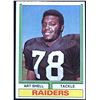 Image 1 : 1974 TOPPS NFL ART SHELL (HOF) ROOKIE CARD