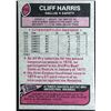 Image 2 : 1977 TOPPS NFL CLIFF HARRIS (HOF)