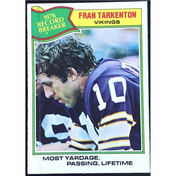 1977 TOPPS NFL FRAN TARKENTON (HOF)