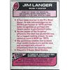 Image 2 : 1977 TOPPS NFL JIM LANGER (HOF)