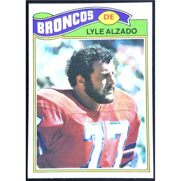 1977 TOPPS NFL LYLE ALZADO