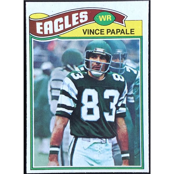 1977 TOPPS NFL VINCE PAPALE ROOKIE CARD