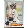 Image 1 : 1982 TOPPS WALTER PAYTON (HOF)