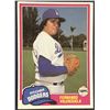 Image 1 : 1981 TOPPS FERNANDO VALENZUELA (HOF) ROOKIE CARD