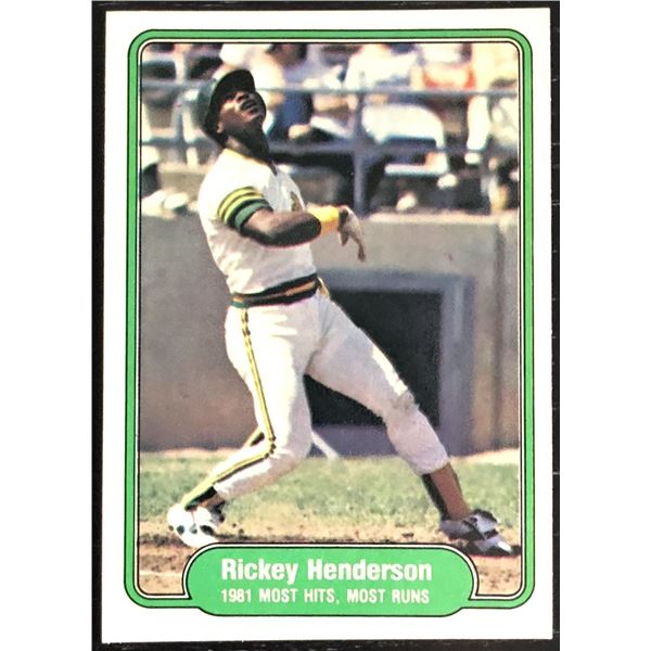 1982 FLEER RICKEY HENDERSON (HOF)