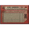 Image 2 : 1989 BOWMAN RYNE SANDBERG (HOF)
