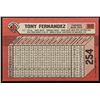 Image 2 : 1989 BOWMAN TONY FERNANDEZ (HOF)