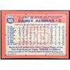 Image 2 : 1991 TOPPS SANDY ALOMAR ROOKIE CARD
