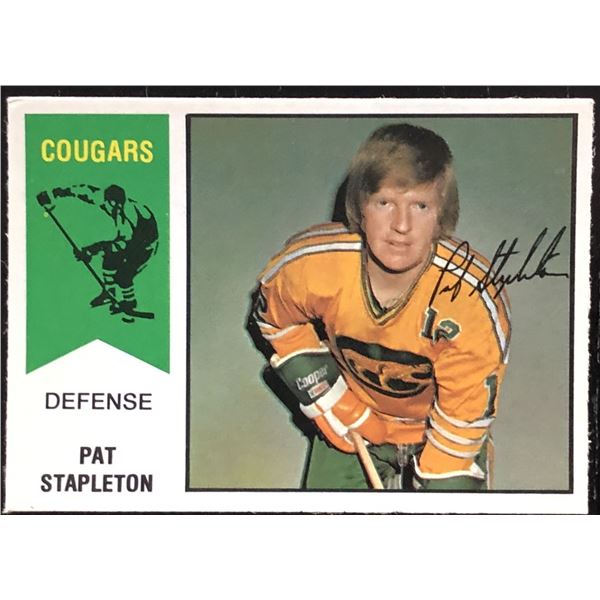 1974-75 O-PEE-CHEE WHA PAT STAPLETON