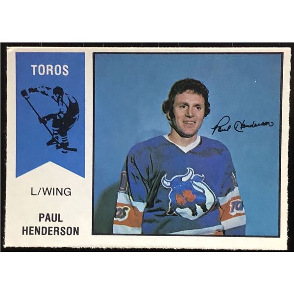 1974-75 O-PEE-CHEE WHA PAUL HENDERSON