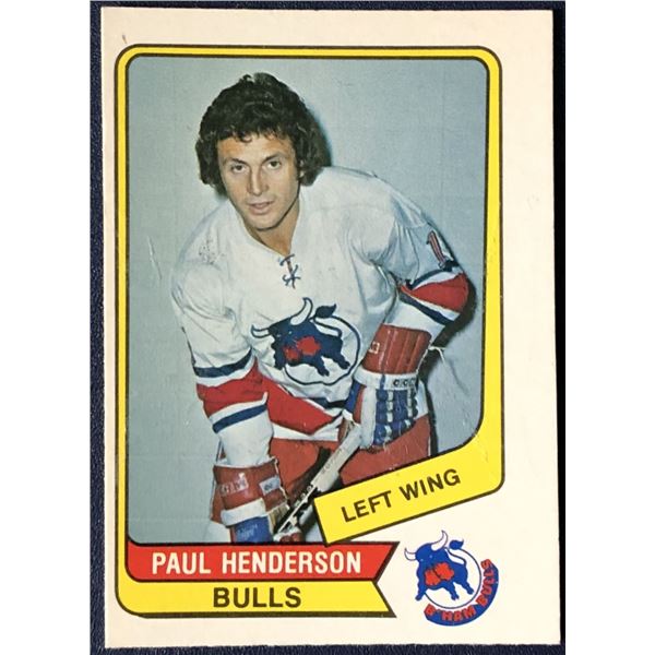 1976-77 O-PEE-CHEE WHA PAUL HENDERSON