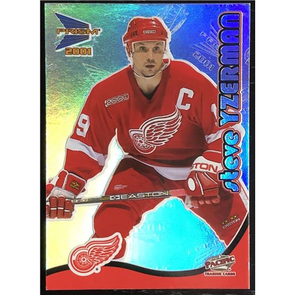2000-01 PACIFIC PRISM STEVE YZERMAN (HOF)