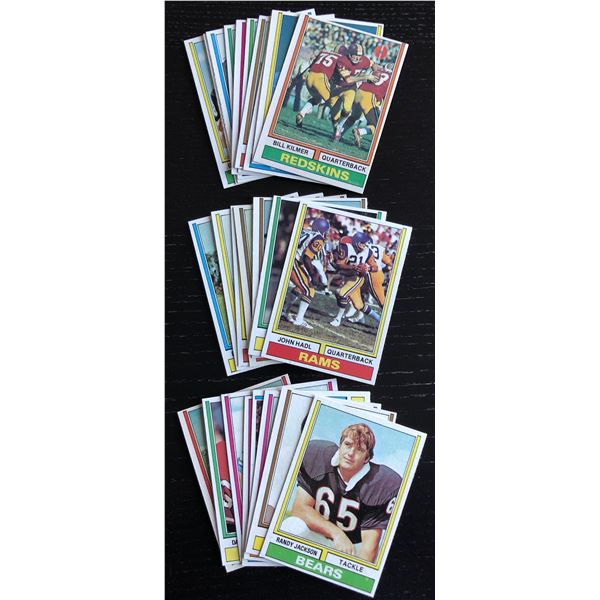 1974 TOPPS NFL COLLECTION - 25 CARDS