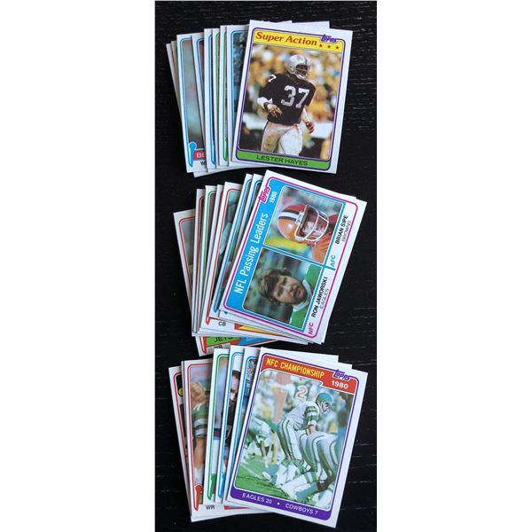 1981 TOPPS NFL COLLECTION - 25 CARDS