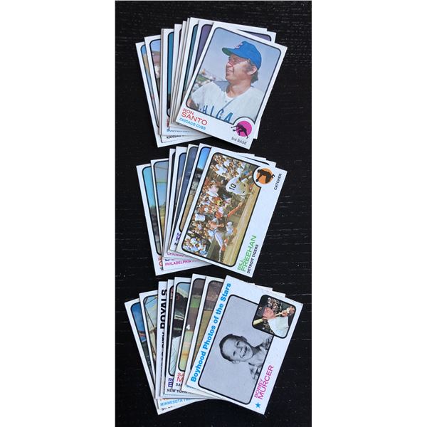 1973 TOPPS MLB COLLECTION - 25 CARDS