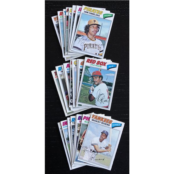 1977 O-PEE-CHEE MLB COLLECTION - 25 CARDS