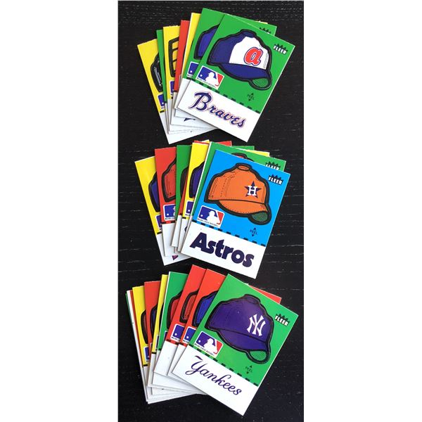 FLEER MLB LOGO COLLECTION - 23 CARDS