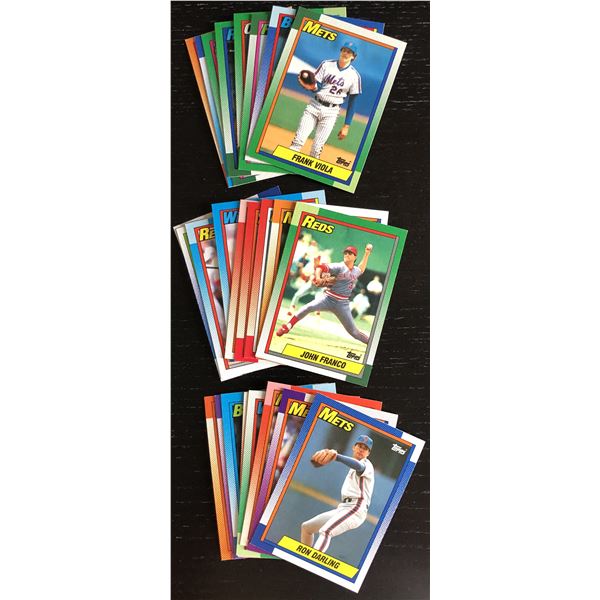 1990 TOPPS MLB COLLECTION - 25 CARDS