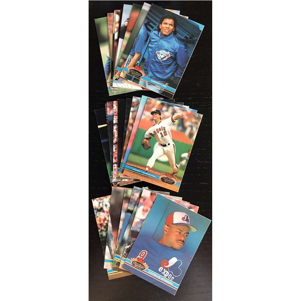 1991 TOPPS STADIUM CLUB MLB COLLECTION - 25 CARDS