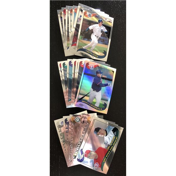 2002 TOPPS CHROME MLB COLLECTION - 25 CARDS