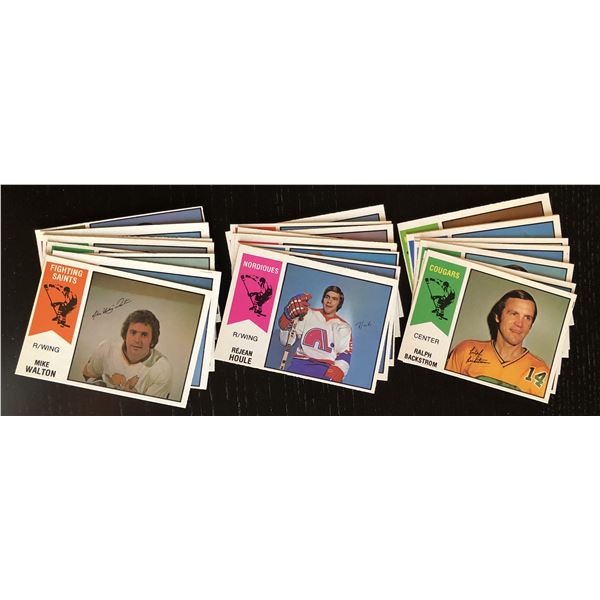 1974-75 O-PEE-CHEE WHA COLLECTION - 25 CARDS
