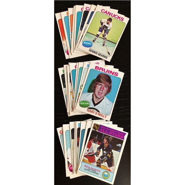 1975-76 O-PEE-CHEE NHL COLLECTION - 25 CARDS