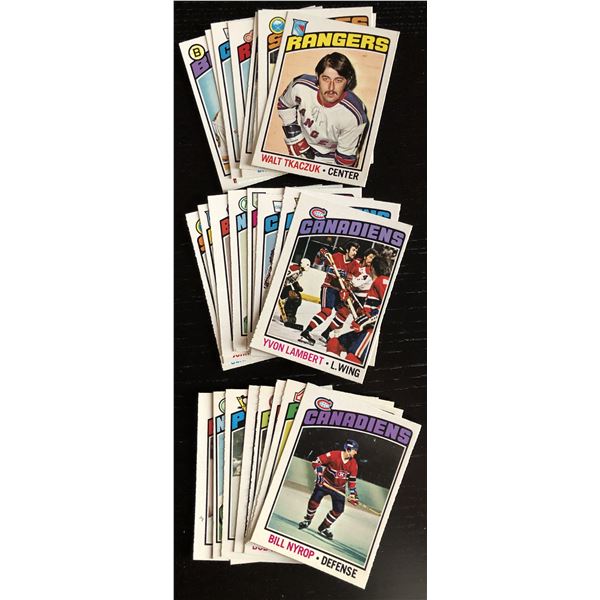 1976-77 O-PEE-CHEE NHL COLLECTION - 25 CARDS